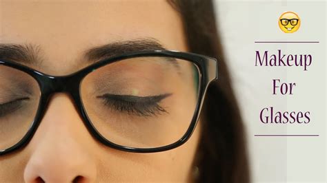 how to apply eyeliner if you have glasses youtube