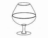 Copa Dibujo Colorir Vinho Bicchiere Copo Acolore Stampare Desenhos Bebidas sketch template