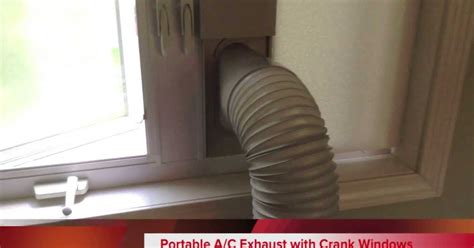 sharp portable air conditioner window adapter kit portable air conditioner  crank