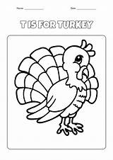 Turkey Hunting Coloring Pages Printable Worksheets Kindergarten Worksheeto Via sketch template