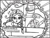 Zaria Fierce Coloring Pages sketch template