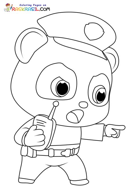 sheriff labrador coloring pages