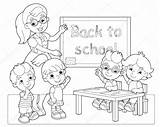 Classroom Coloring Rules Pages Color Children Illustration Getcolorings Stock Printable Getdrawings Colorings sketch template