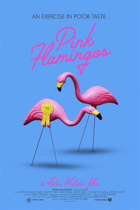 Pink Flamingos 1972 Alternative Poster Nrib Design Posterspy