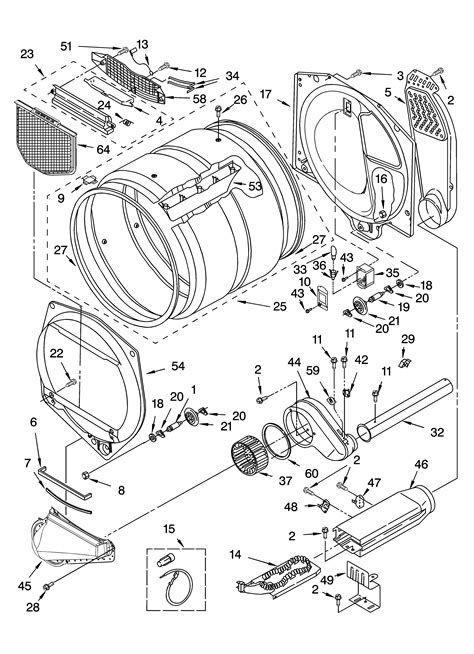 bulkhead parts diagram parts list  model  kenmore elite