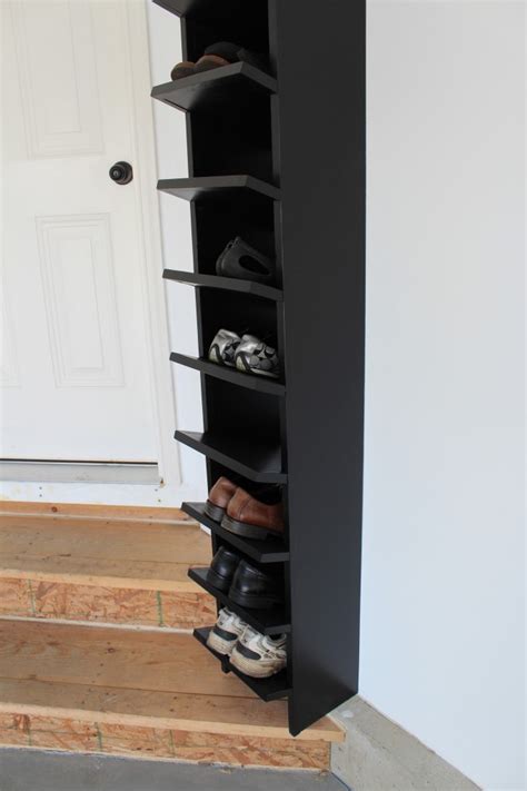 tall shoe rack plans  woodworking