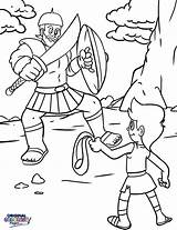 Goliath David Coloring Pages Bible Drawing Getdrawings Template Printable Color Print Getcolorings sketch template