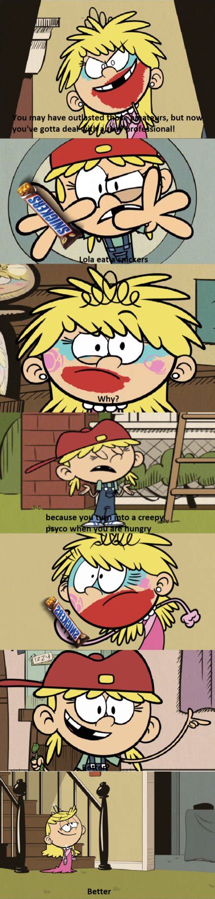 loud house snickers commercial parody by deecat98 on deviantart