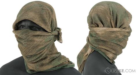 phantom gear perforated sniper veil color arid foliage face wrap camo patterns tactical gear