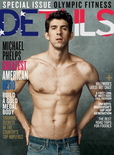 Michael Phelps Details Cover Shirtless Ripped The