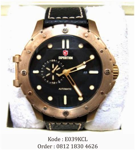 jual jam tangan expedition  rosegold