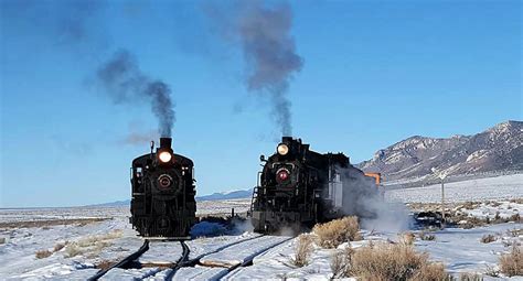 winter steam photo shoot spectacular nevada northern railway ely