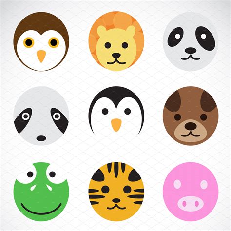 animal vector icons icons creative market