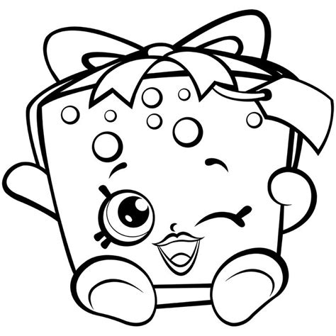 shopkins  party gift coloring page shopkins colouring pages shopkin