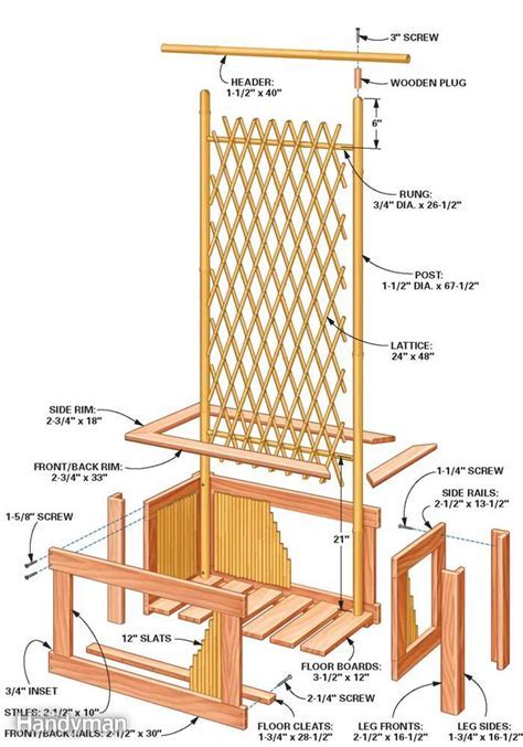 Building With Bamboo: Planter and Trellis   The Family  