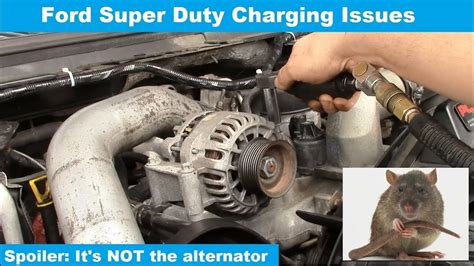 ford super duty charging system diagnosis  repair youtube