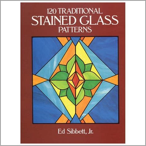 120 Traditional Stained Glass Patterns Book Franklin Art