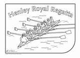 Rowing Boat sketch template