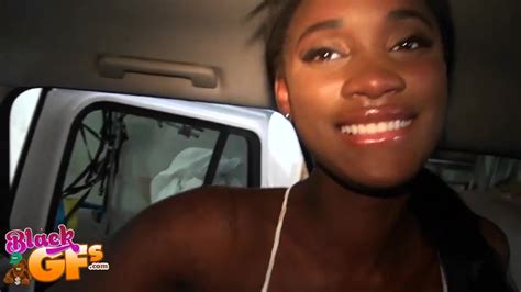 Seduced Black Teen Bonnie Amor Gets Licked By A White Driver