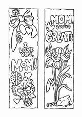 Coloring Pages Bookmark Getdrawings sketch template