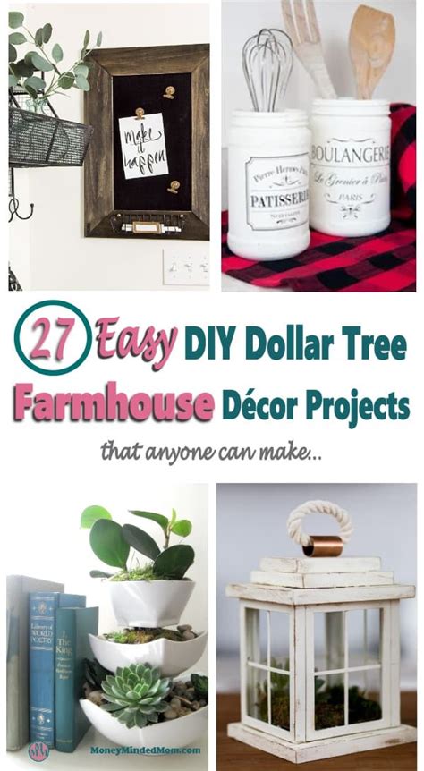 diy dollar tree farmhouse decor projects
