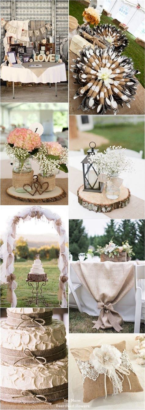 55 Chic Rustic Burlap And Lace Wedding Ideas