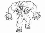 Venom Supervillains Supervillain sketch template