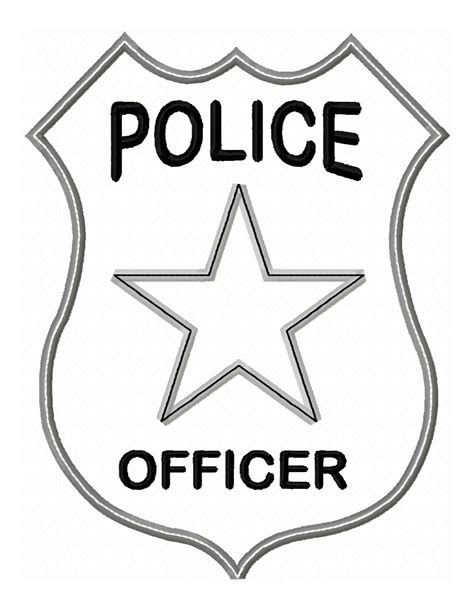 police badge clipart pictures clipartix