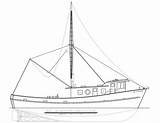 Shrimp Boat Drawing Plans Trawler Model Drawings Paintingvalley Shrim sketch template