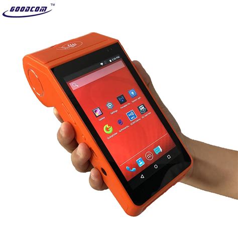 supports bar code  qr code scanner  android handheld pda device  built  thermal