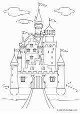 Fairytale Castle Colouring Fairy Drawing Pages Become Member Log Paintingvalley sketch template