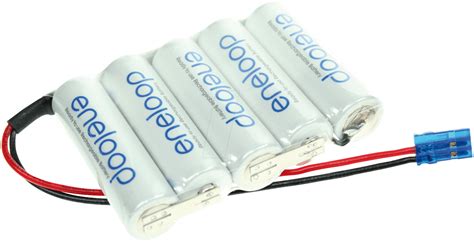 Eneloop5 2000 Rechargeable Battery Pack Nimh 2 Ah 6 V 5 Cells Row