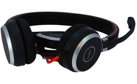 jabra    evolve  uc stereo headset  ear