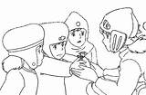 Nausicaa Coloring Coloriages sketch template