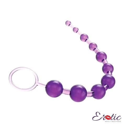 10 balls jelly anal beads erotic adult boutique