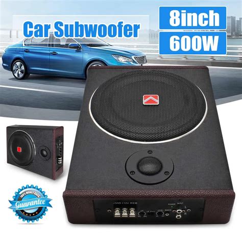 car subwoofers speaker active subwoofer car  seat slim  woofer amp super