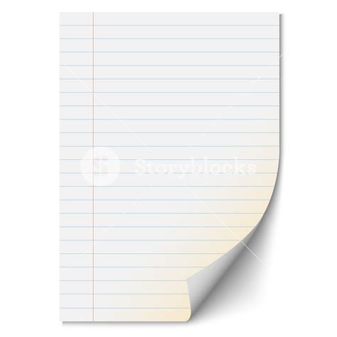 blank paper sheet  lines royalty  stock image storyblocks