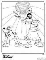 Mickey Clubhouse Pluto Goofy Clubhuis Kleurplaten Malvorlage Colorirdinokids sketch template