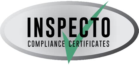 inspecto compliance certificates  inspectors