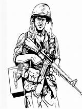 Vietnam Soldier Drawing Paintingvalley sketch template