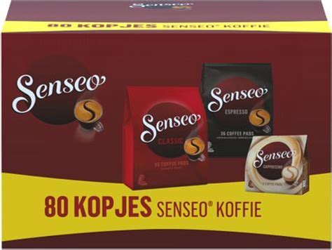 senseo koffiepads variatiepakket  smaakvarianten  pads bol