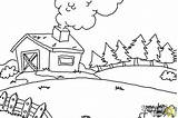 Farm Draw Step Drawingnow Coloring sketch template