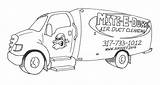 Mite Ducts Coloring Truck sketch template