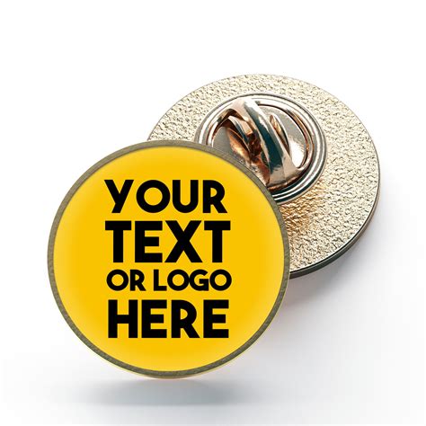 mm custom metal lapel pin badge personalised   etsy