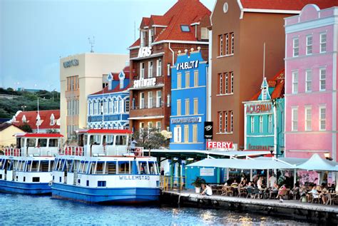 colorful town  willemstad curacao married  wanderlust