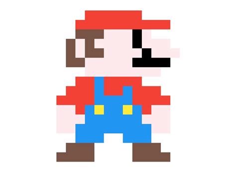 Super Mario Bros Pixel Sprites Reverasite
