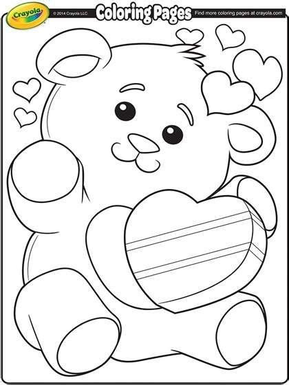valentines day coloring page teddy bear coloring pages bear coloring