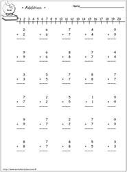 addition worksheets