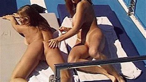Adultery Sex And Roleplay Hotties Tanning Before A Ripped Man Stumbles