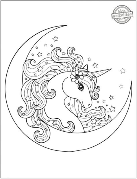 magical unicorn coloring pages  kids kids activities blog
